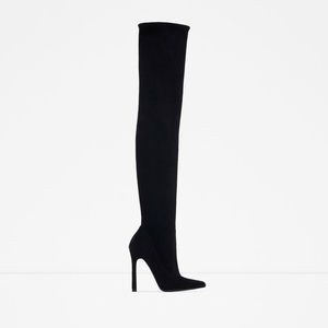 Zara over the knee boots